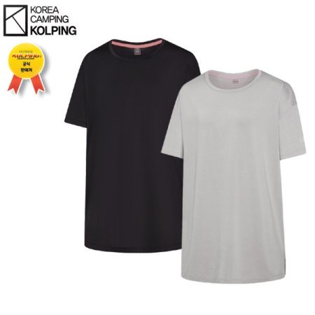 에센샬 여성 냉감 소재 오버사이즈 티