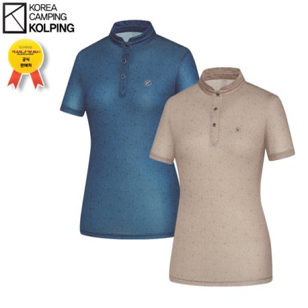 루페스 여성 패턴 집업 티셔츠