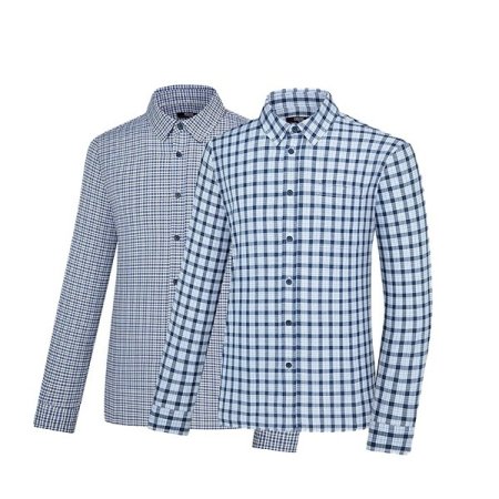 포트랩 남성 체크패턴 봄 셔츠