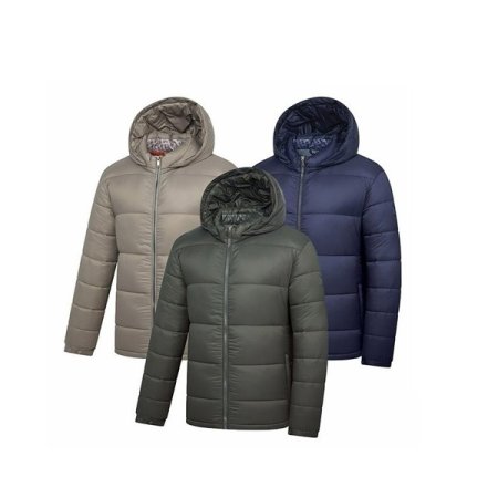 턴즈 보온성 우수 퀄팅 라인 패딩자켓