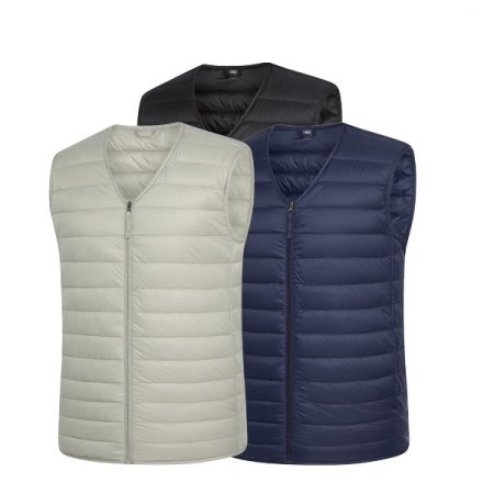 메이블 남성 웰론 라운드 집업조끼