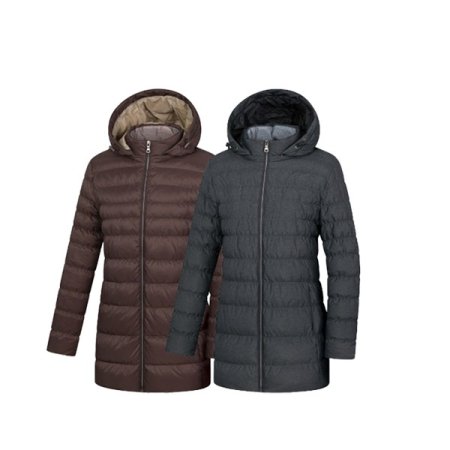 마샤 겨울 여성 중기장 다운 자켓