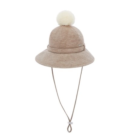 로저 겨울 등산 여성 벙거지 모자