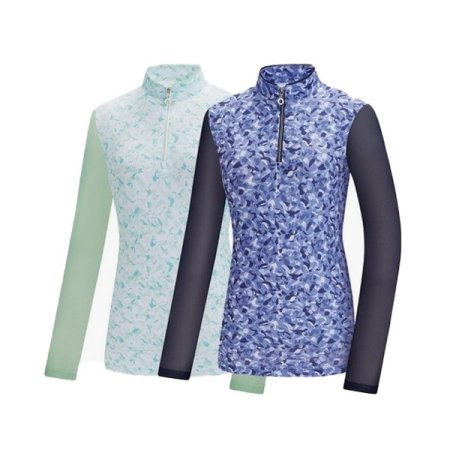 봄 여성 망사메쉬 피오니 집업티셔츠