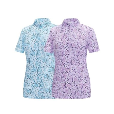 여름 여성 패턴 하와이안 뮬리 티셔츠