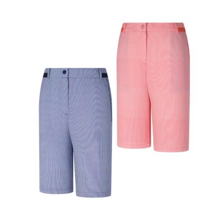 르아 여름 여성 폴리 스판 4부 팬츠