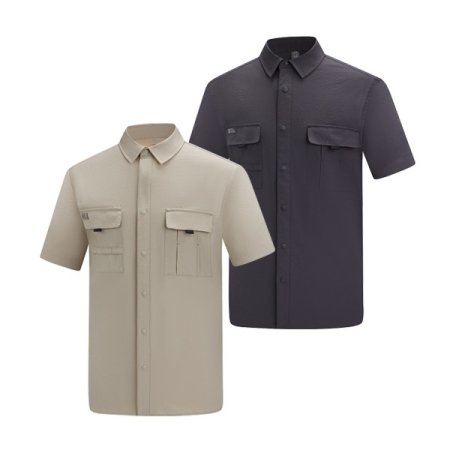 바이제 여름 남성 캐쥬얼 반팔 셔츠