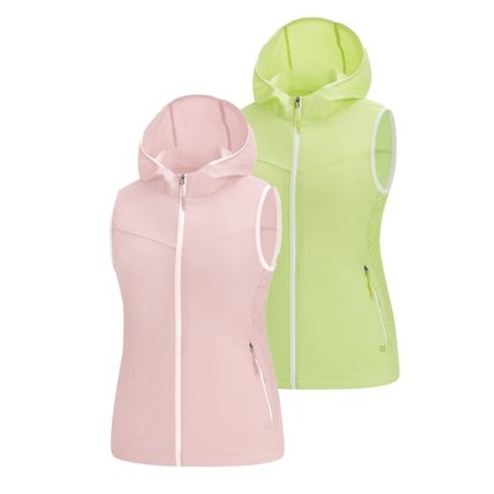 라니스 여름 여성 후드일체 경량조끼