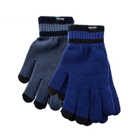 라인 남성 겨울 심플디자인 니트 장갑