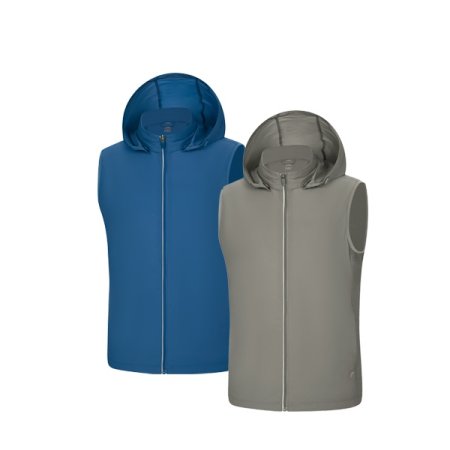 파이크 남성 봄 스테레칭 후드형 조끼