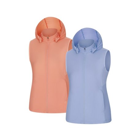 파이크 여성 봄 스트레치 후드 조끼