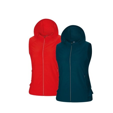 멜롯 여성 봄 에어닷 소재 조끼