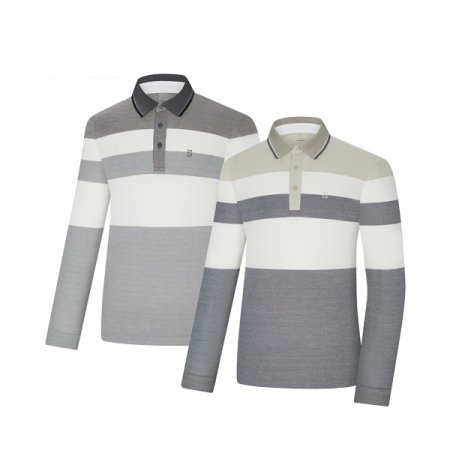 세디노 남성 봄 멜란지 카라 티셔츠