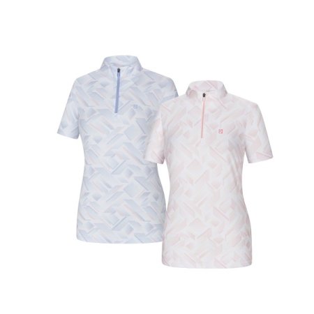 비너 여성 여름 메쉬소재 집업티셔츠