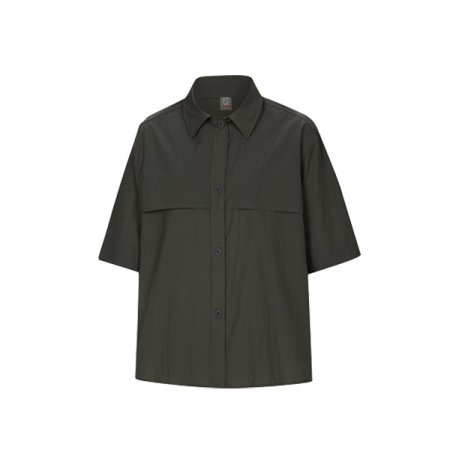 리프 여성 여름 내추럴 터치감 셔츠