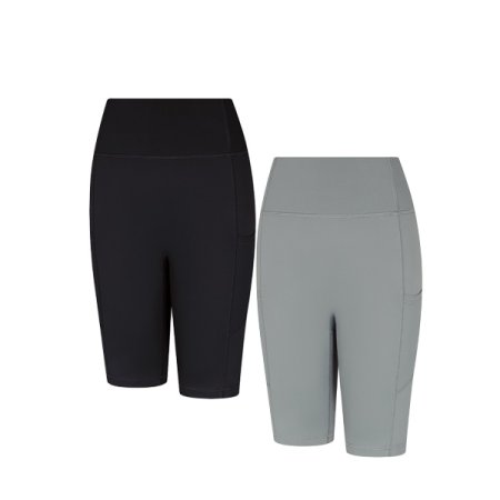 쿠루미 여성 여름 5부 레깅스 반바지