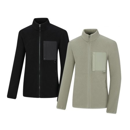 제니버 남성 겨울 브클 플리스 자켓