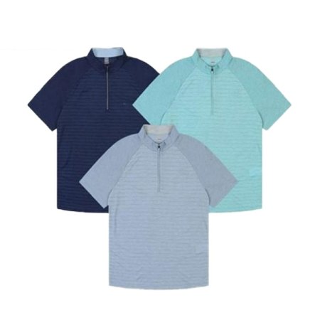 루다비 남성 여름 기본집업 반팔티셔츠