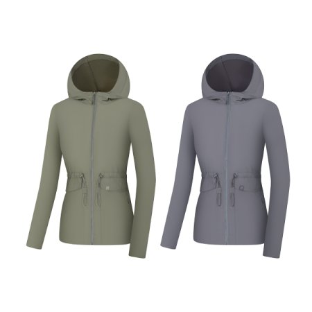 딜로 여성 봄 중기장 자켓