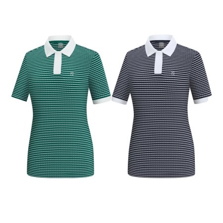 시아오 여성 여름 5부소매 카라티