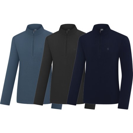 아젠디 남성 가을 기모원단 집업티셔츠