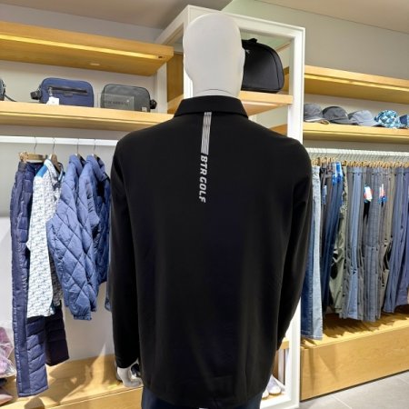 남성 패턴 배색 긴팔 티셔츠