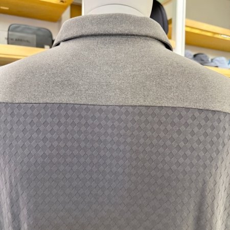 가을 자카드 카라 티셔츠