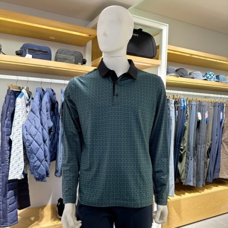 약기모 남성 긴팔 카라 티셔츠