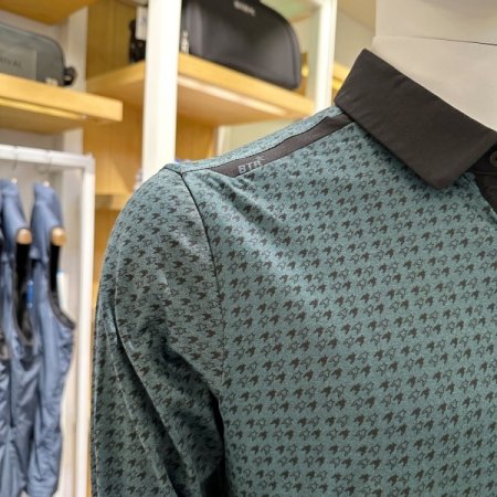 약기모 남성 긴팔 카라 티셔츠