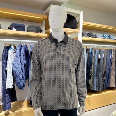 약기모 남성 긴팔 카라 티셔츠