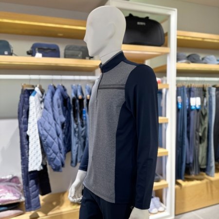 덴지 남성 반집업 티셔츠