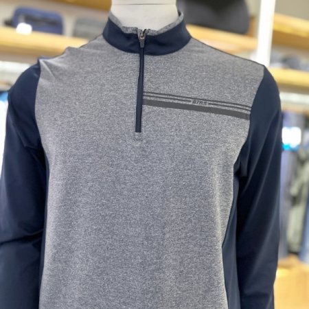 덴지 남성 반집업 티셔츠