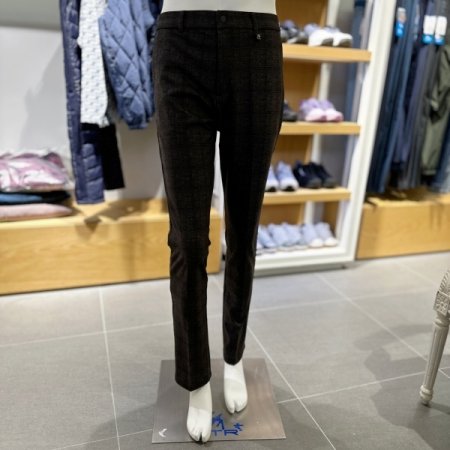 르벤 체크 남성 골프 팬츠