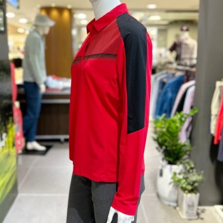 여성 간절기 카라 티셔츠