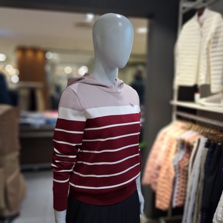 비티알 여성 후드 니트티셔츠