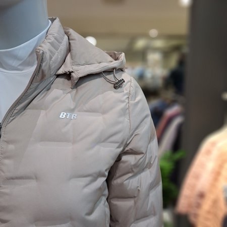 BTR겨울후드덕다운경량점퍼링티