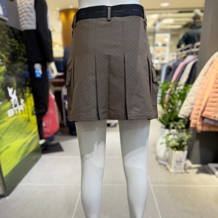 키튼 플리츠 큐롯 스커트