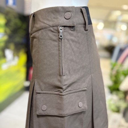 키튼 플리츠 큐롯 스커트