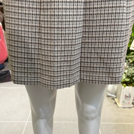 첼리 체크 큐롯 스커트