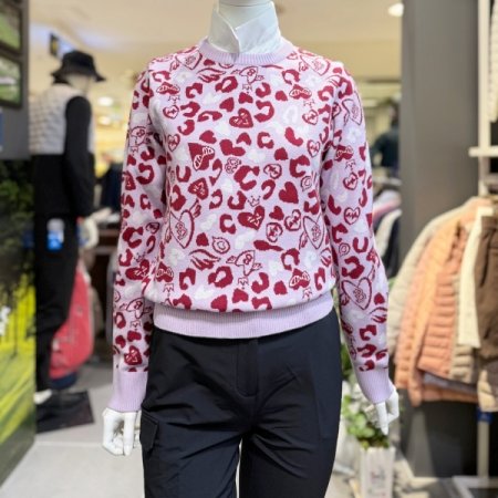 루티 패턴 니트