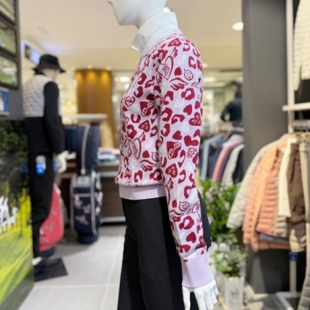 루티 패턴 니트