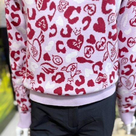 루티 패턴 니트