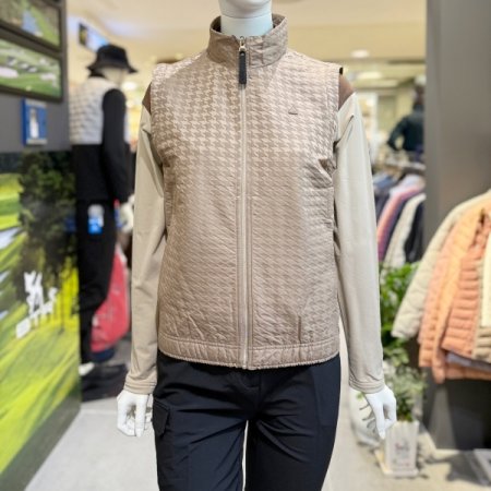 오티즈 패턴 여성 집업 베스트