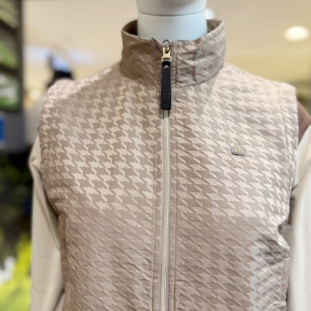 오티즈 패턴 여성 집업 베스트