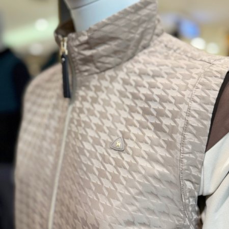 오티즈 패턴 여성 집업 베스트