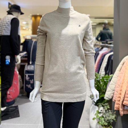 로리 하이넥 니트 티셔츠