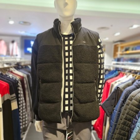 에릭스 겨울부클 웰론 패딩조끼