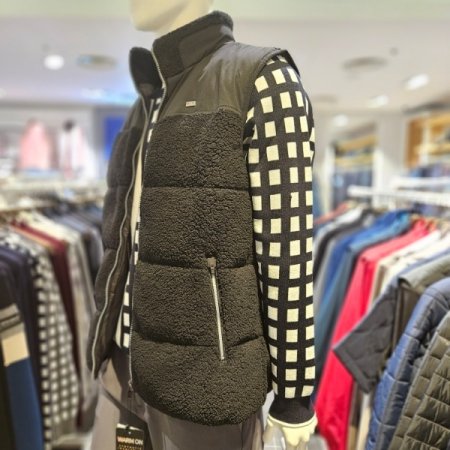 에릭스 겨울부클 웰론 패딩조끼