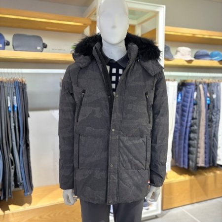 남성 라쿤퍼 헤비 다운폴패딩 클린트