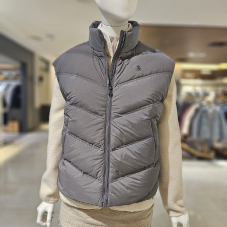 BTR 하니 오버핏 헤비 다운 조끼